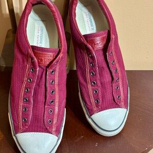 Converse x John Varvatos Slip-On Sneakers - Deep Berry Women’s size 13.